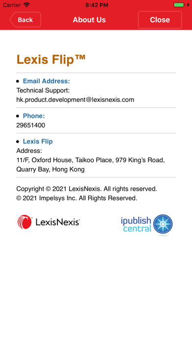 Lexis Flip Screenshot