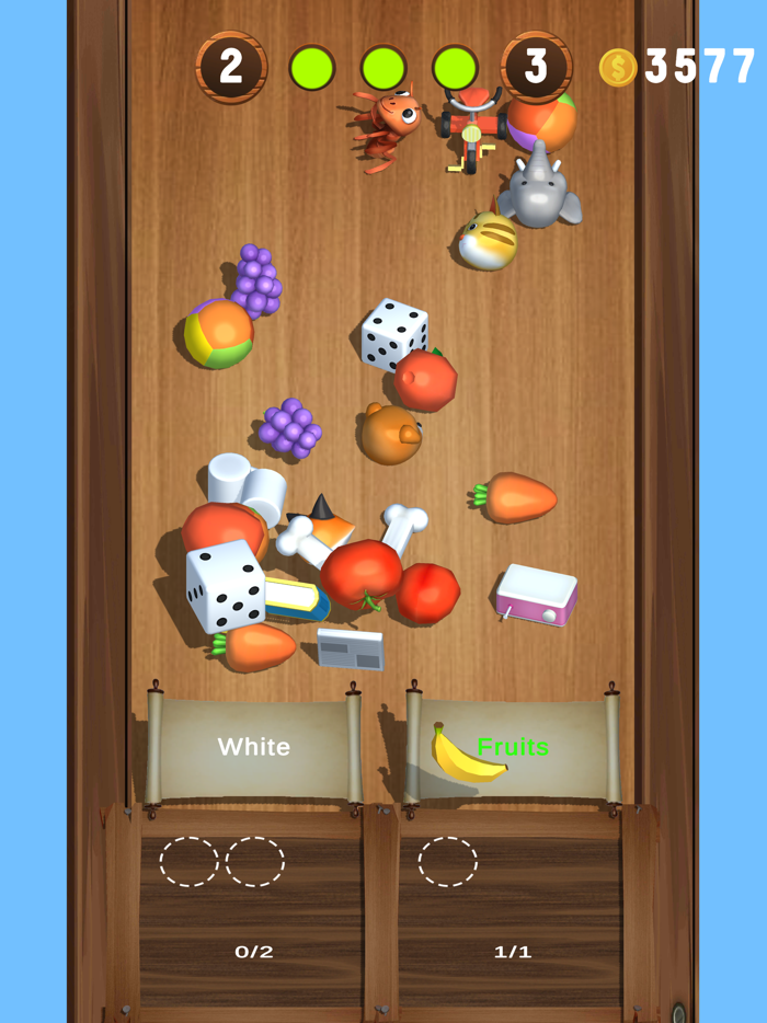 Pick Items 3D fun brain teaser