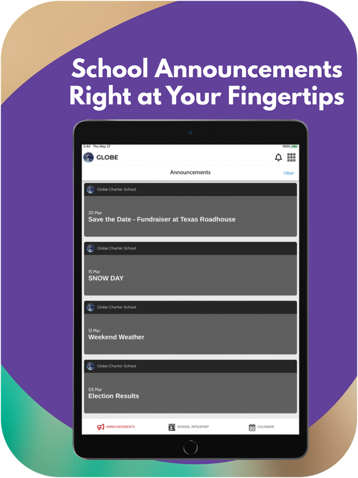 Globe Charter School App