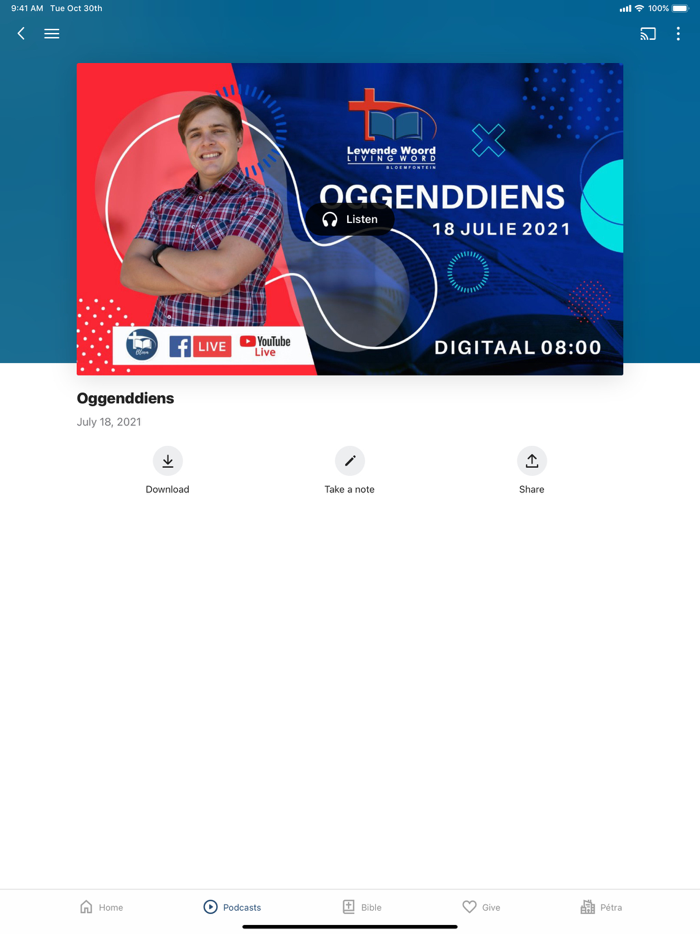 Living Word Bloemfontein App