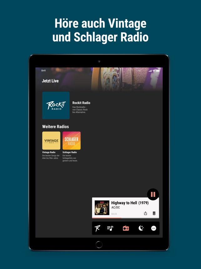 Rockit Radio – Rock Webradio im App Store