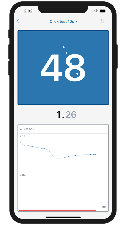 CPS Tester. Click Test.