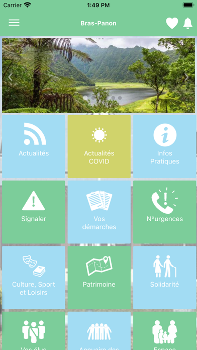 Bras-Panon Application mobile Screenshot
