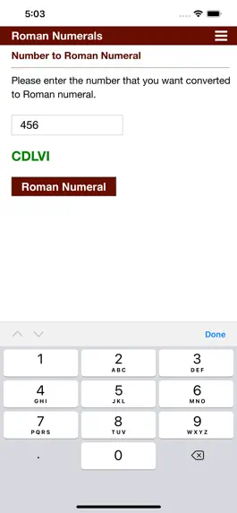 Game screenshot Roman Numeral hack