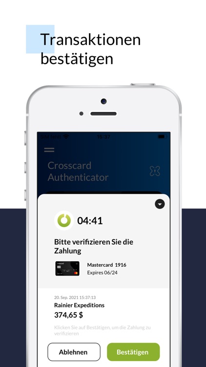 Crosscard Authenticator screenshot-3
