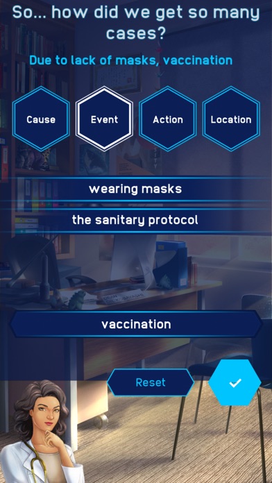 Dr. Sara: Disease Detective Screenshot