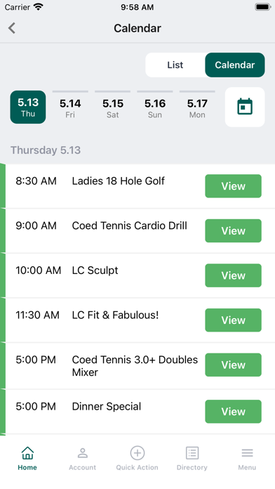 Lafayette Club MN Screenshot