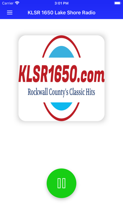 KLSR 1650 Lake Shore Radio Screenshot