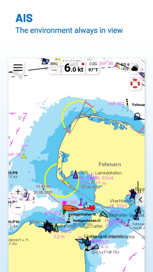 #3. NV Charts GPS Navigation AIS (iOS) Podle: NV Chart Group GmbH