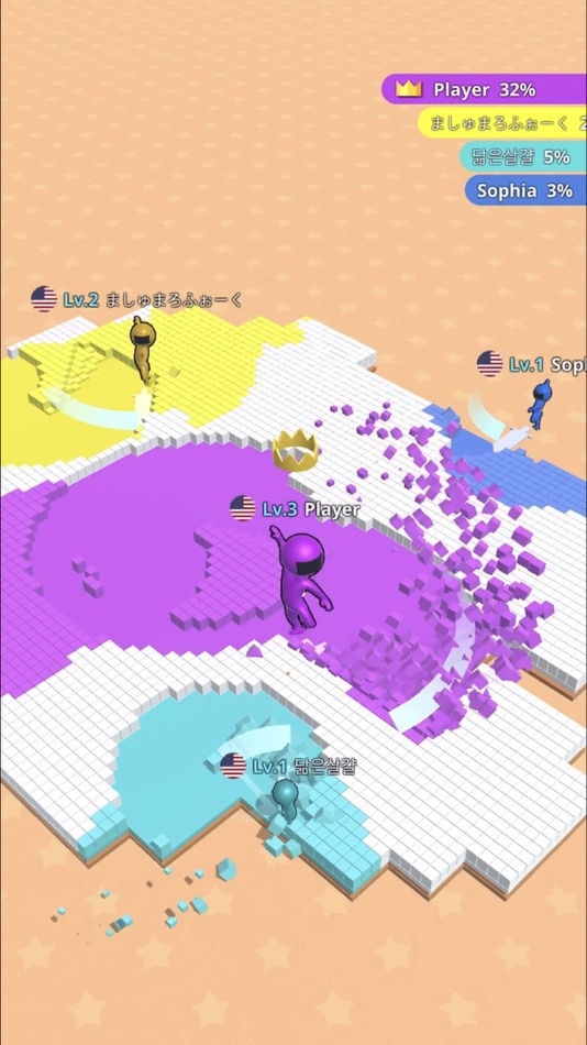 #5. Cut the Enemies.io (iOS) 由: Supercent, Inc.
