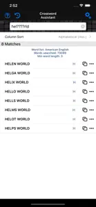 Anagram & Crossword Assistant screenshot #4 for iPhone