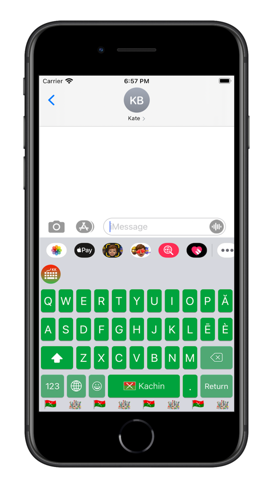 #8. Kachin Keyboard (iOS) By: Ah Zau Marang