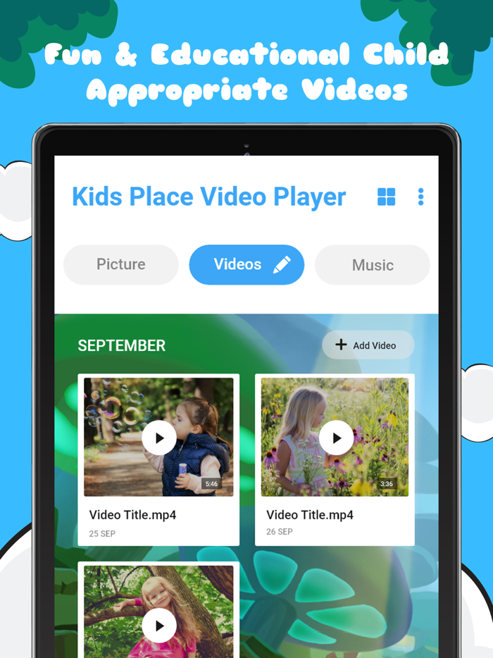 Kids Safe Video Player 2021
