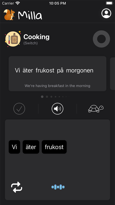 Milla Speak Screenshot