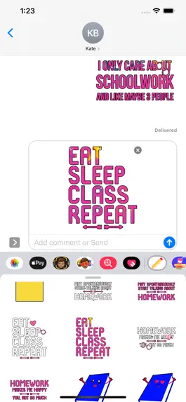 Game screenshot Classroom Study Life Stickers hack