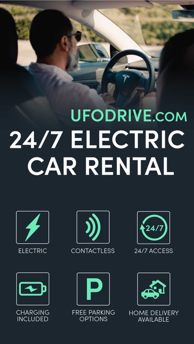 Screenshot #1 pour UFODRIVE 24/7 EV Car Rental
