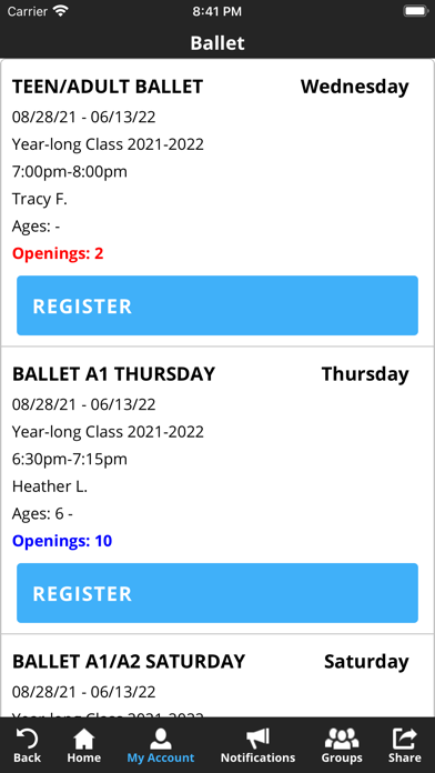 Delaware Arts Conservatory Screenshot