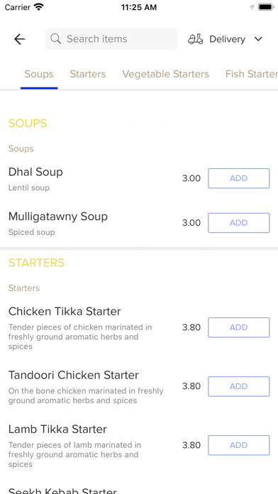 Vojon Balti Takeaway Screenshot