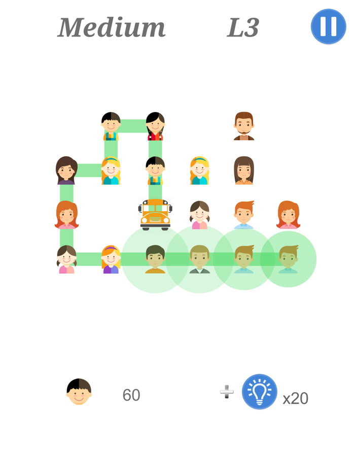 School Bus Pickup Puzzle