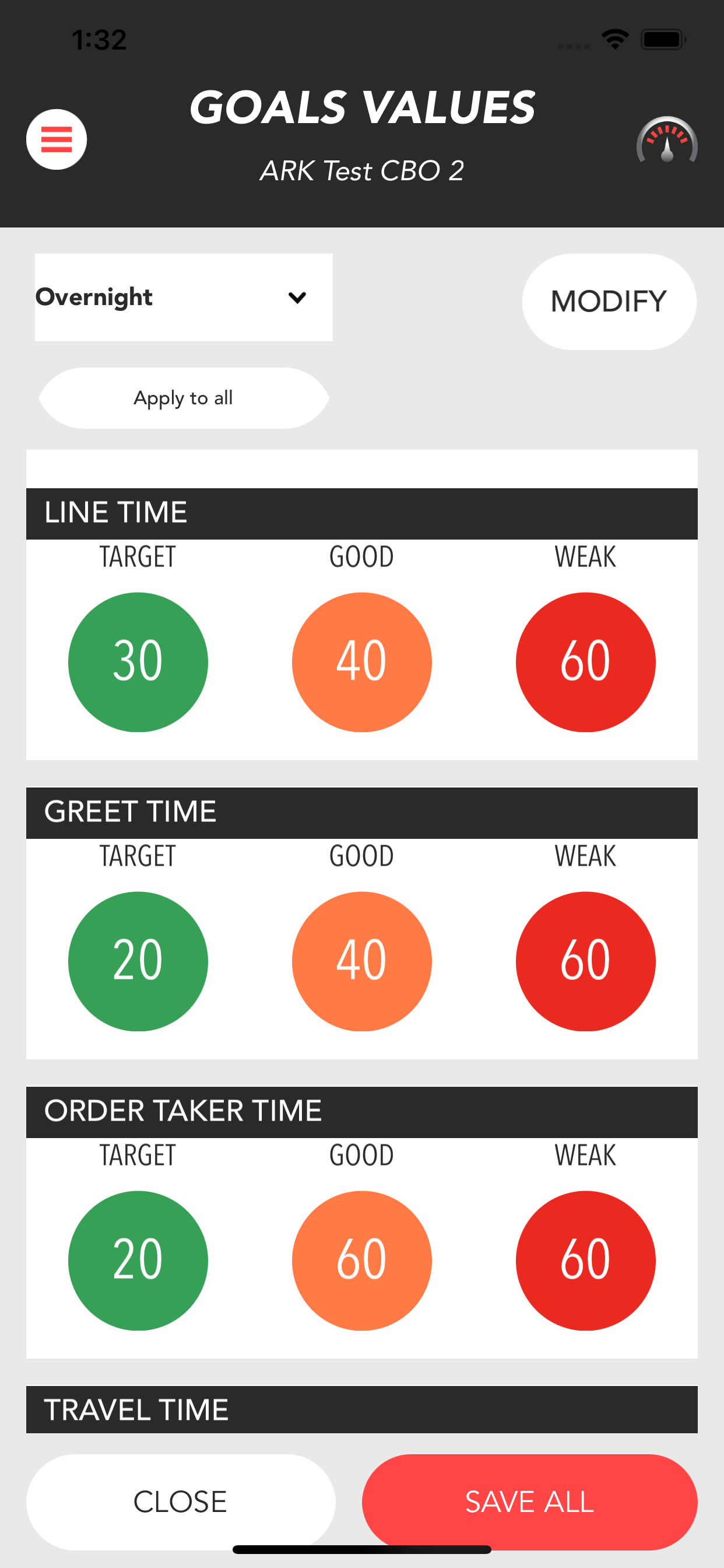 Acrelec Timer