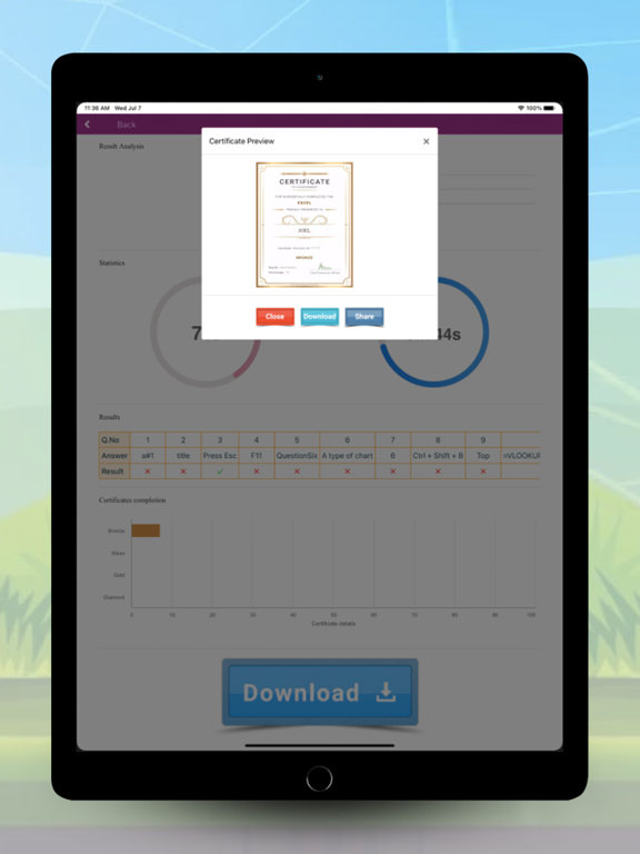 Learn Excel Formula iPad screenshot 5 - Education app