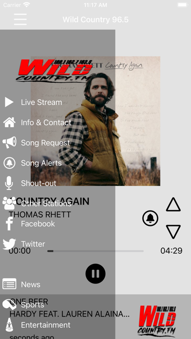 WildCountry.FM Screenshot