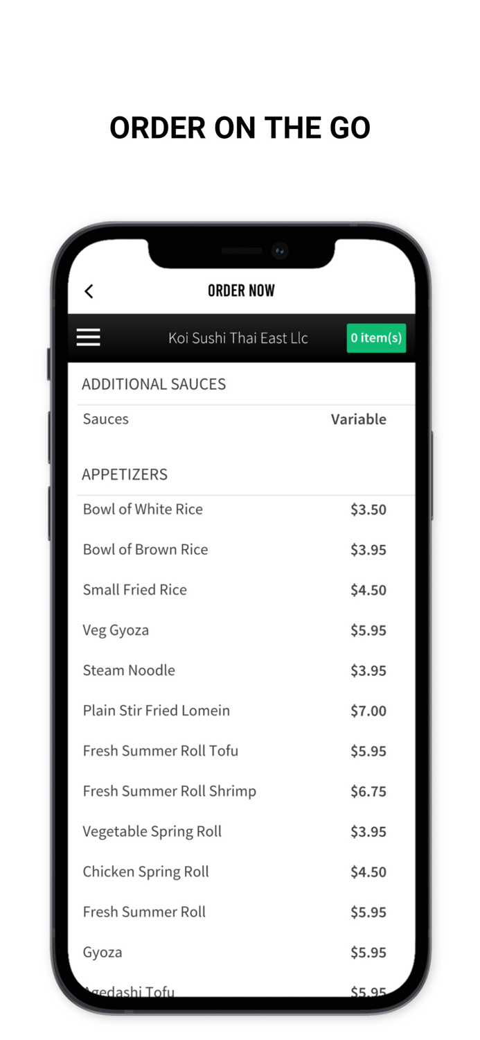 Koi Sushi Thai East Nashville