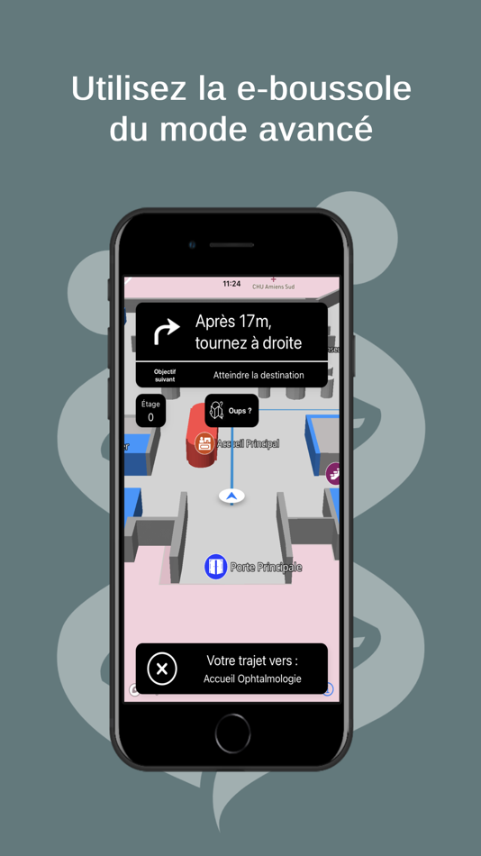 #3. VENIR AU CHU Amiens-Picardie (iOS) 由: CHU Amiens-Picardie