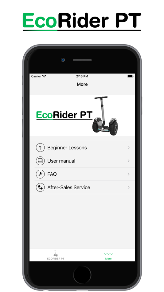 #3. EcoRider PT (iOS) Podle: SHENZHEN ODEWAY TECHNOLOGY CO.LTD