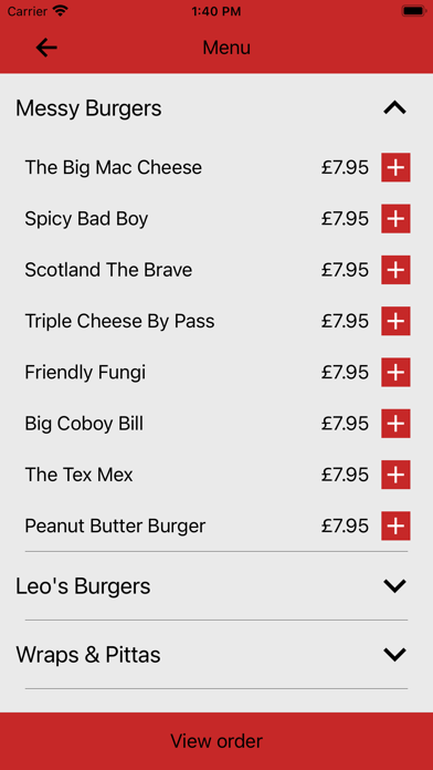 Leo's Grill Takeaway Screenshot