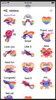 rainbow guppy iphone screenshot 1