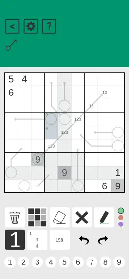 Game screenshot Arrow Sudoku apk