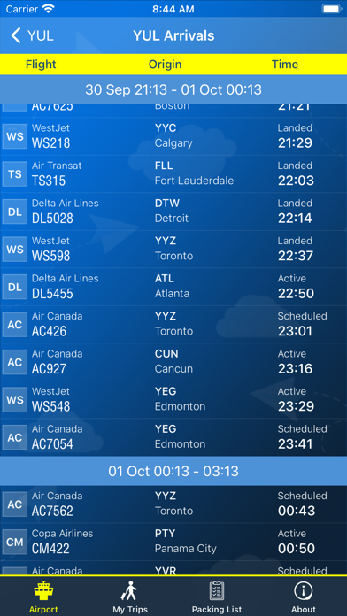 Montreal Airport (YUL) + Radar Screenshot