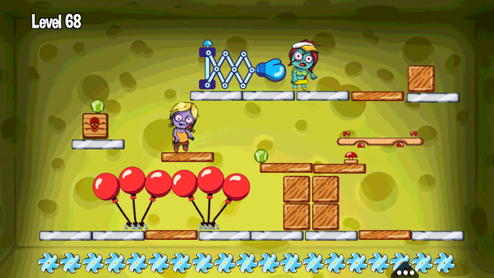 Attack Zombies - Brain Puzzle