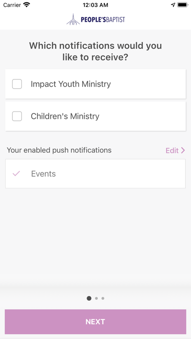 PeoplesBaptist Screenshot