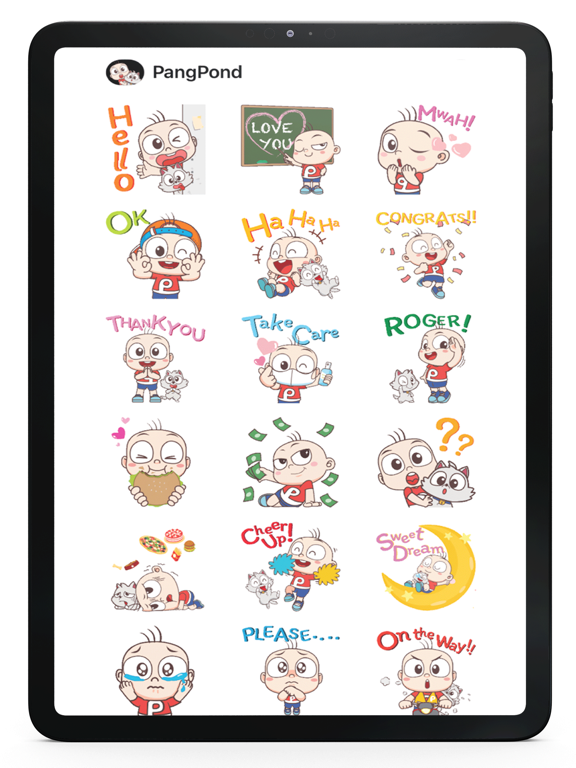 Screenshot #5 pour PangPond Stickers