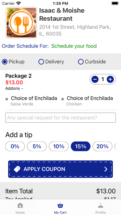 Isaac & Moishe - Restaurant Screenshot