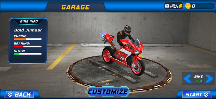 Super Stunt Hero Bike Sim 3D