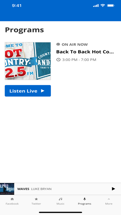 Hot Country 92.5 CHRC FM Screenshot