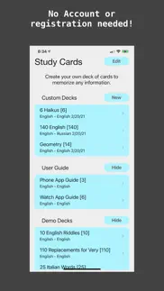 How to cancel & delete study cards talking flashcards 4