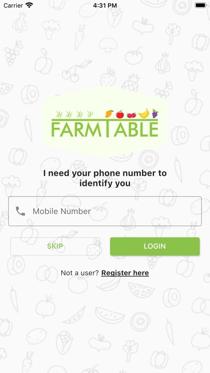 Farmtable app