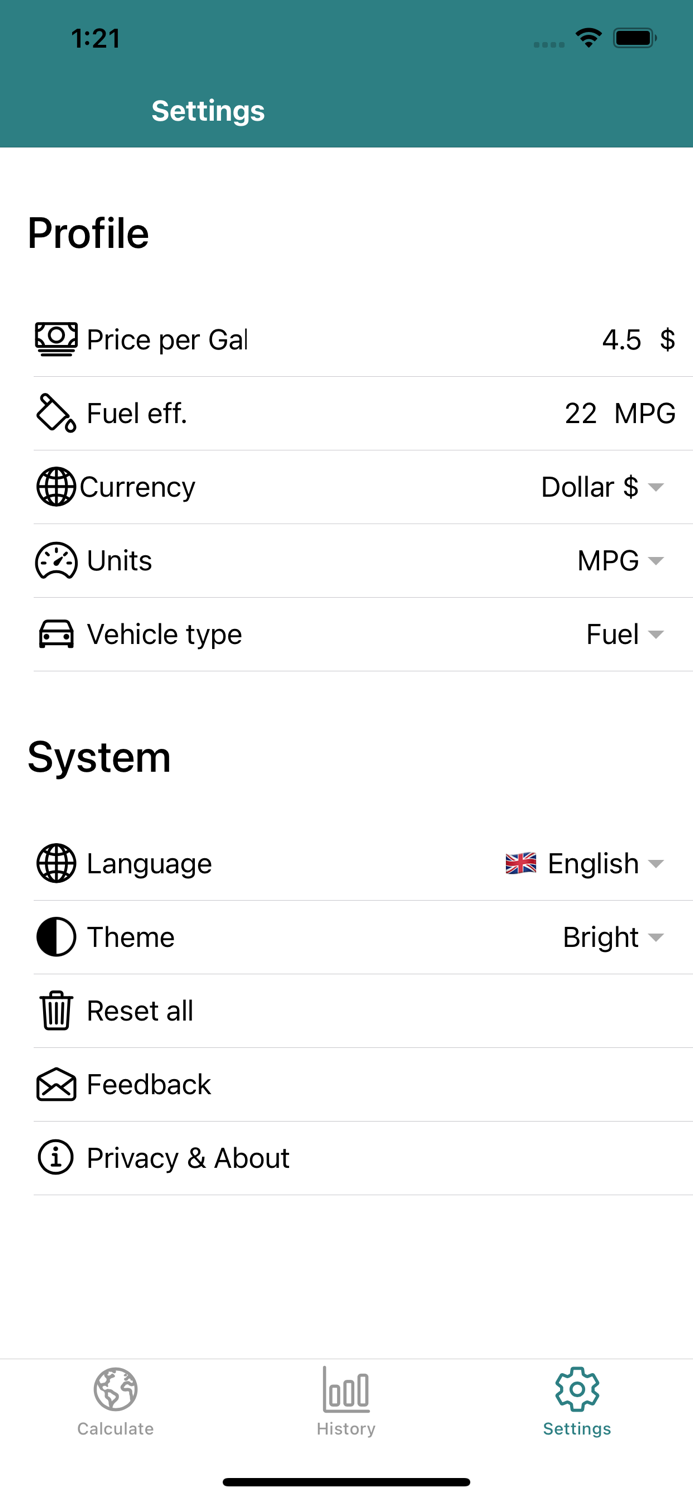 PetrolCalc-Track Fuel Expenses