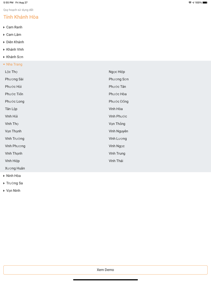 Quy hoạch Khánh Hoà