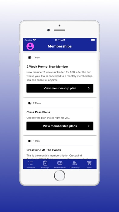 Yoga Den App Screenshot