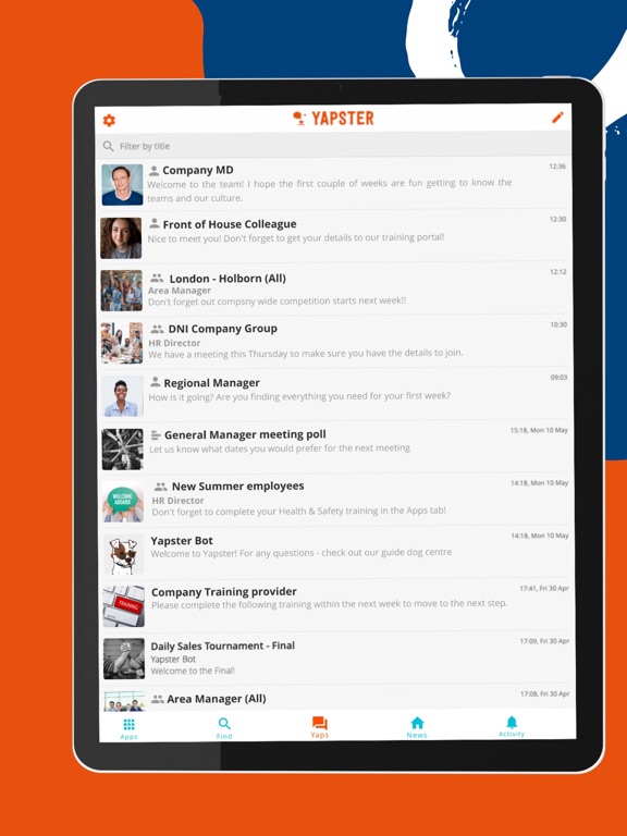 Screenshot #6 pour Yapster - chat for teams