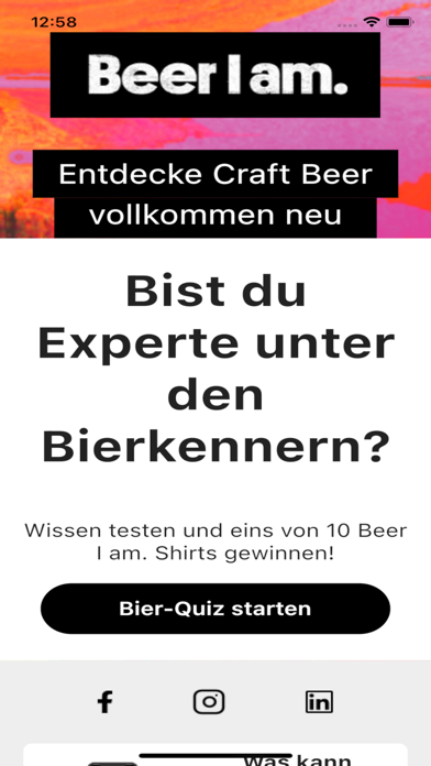 Beer I am. Screenshot