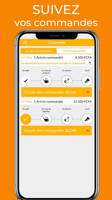 Dakar Food Delivery Screenshot