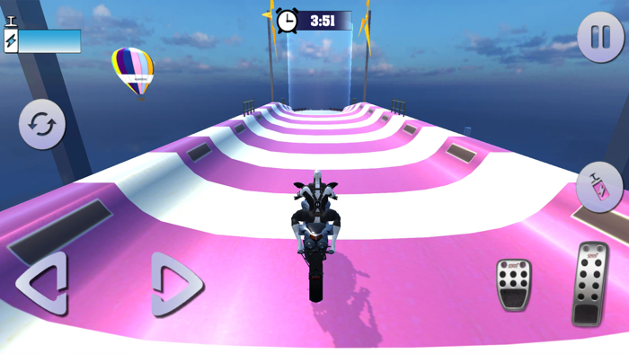 Superhero Bike Jumping Stunts