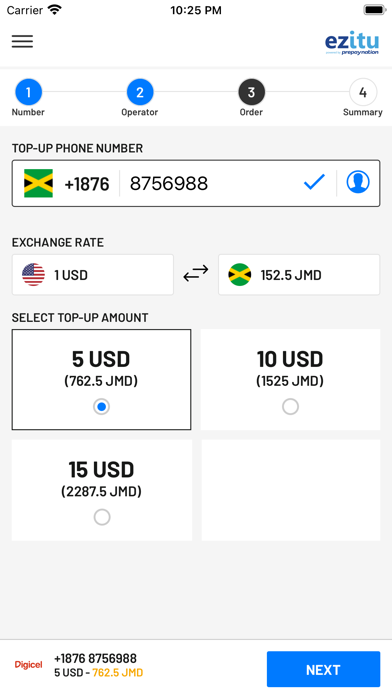 EZITU Top-up Screenshot