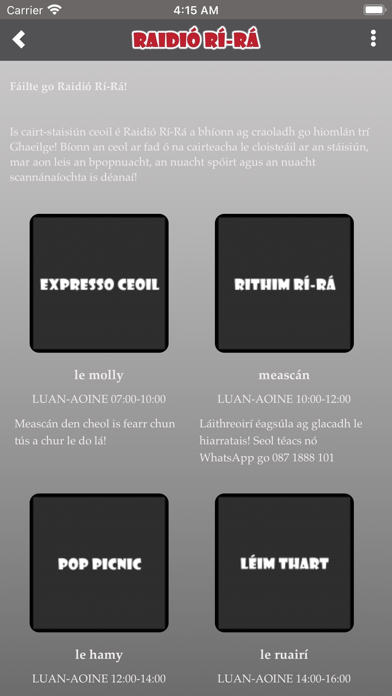 Raidió Rí-Rá Screenshot